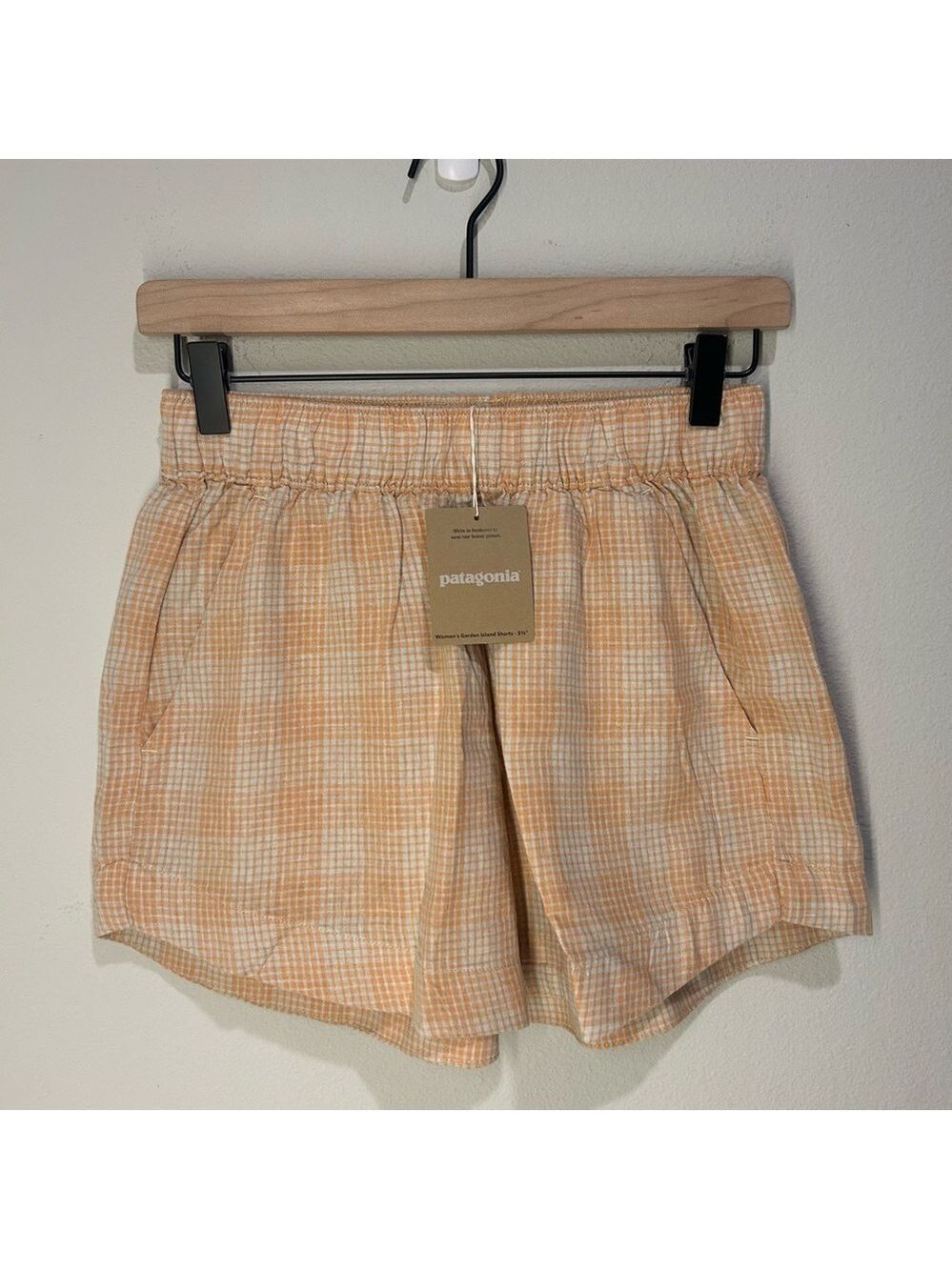 Patagonia Women's Garden Island Shorts Wispy Green Size XS NWT